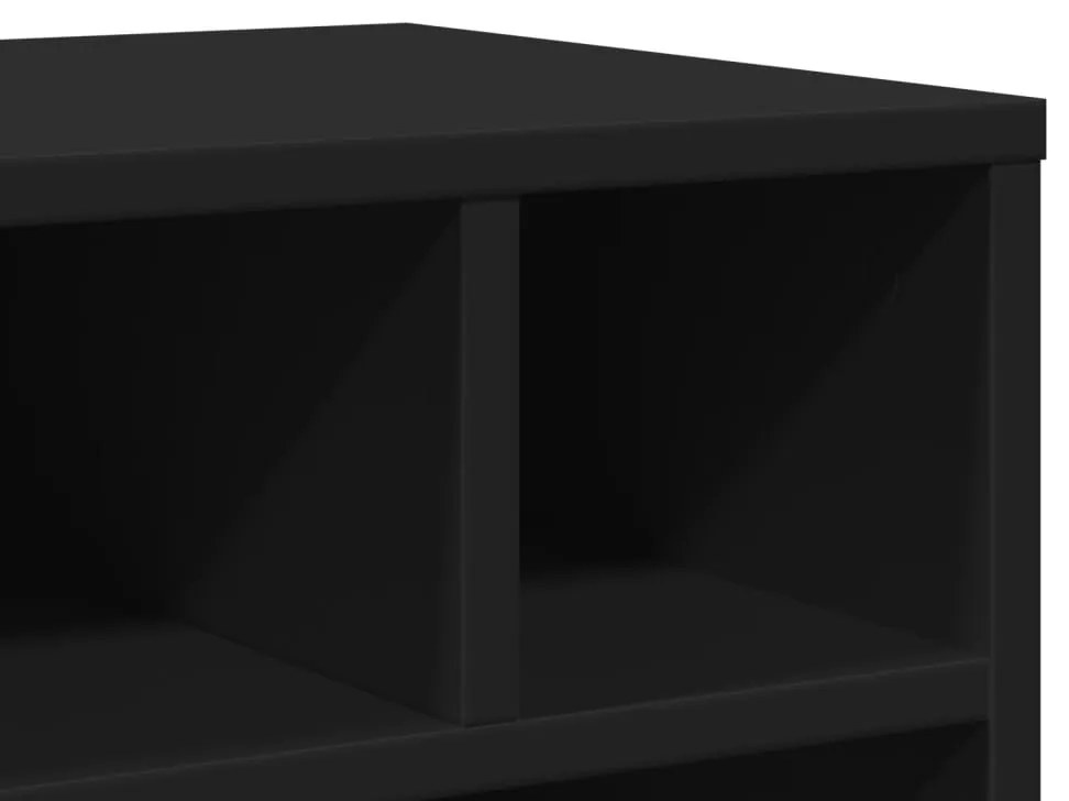 Suporte para impressora com rodas 41x32x48 cm preto