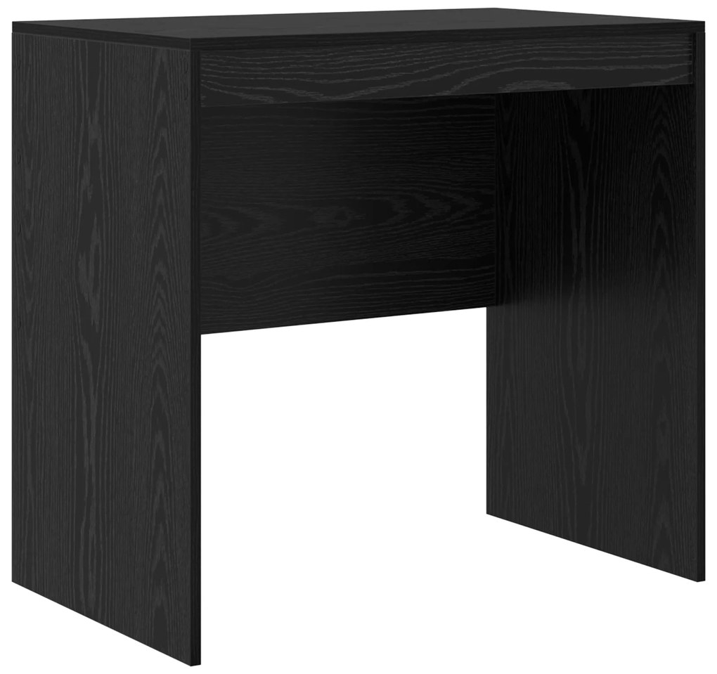 Mesa Carvalho Preto 80x50x76 cm Madeira engenheirada