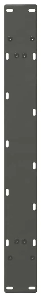 Pés para mesa de jantar em formato A, 2 peças, antracite, 100x(72-73)