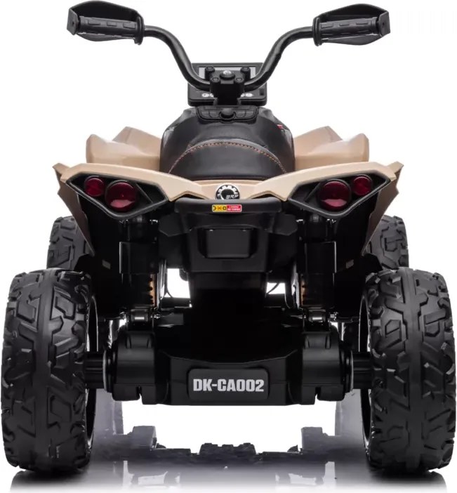 Moto 4 elétrica para crianças 1 a 5 anos, 24V 4x4 Can-Am Renegade Caqui
