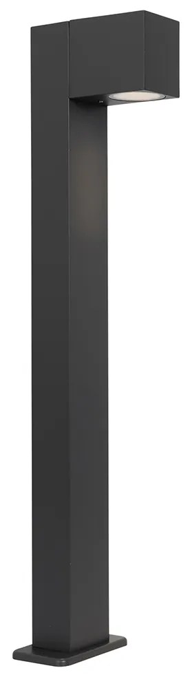 Candeeiro de pé exterior industrial cinzento escuro 65 cm IP44 - Baleno Moderno,Industrial