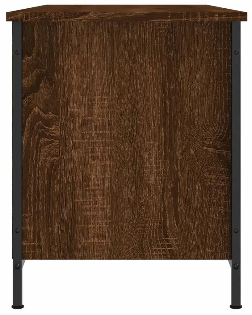 Móvel de TV 100x40x50 cm derivados de madeira carvalho castanho