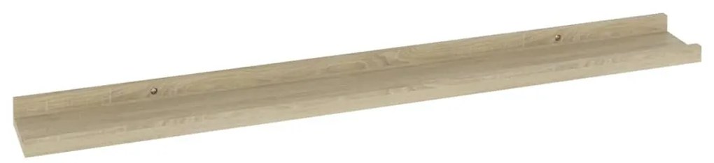 Prateleiras de parede 4 pcs 80x9x3 cm carvalho sonoma