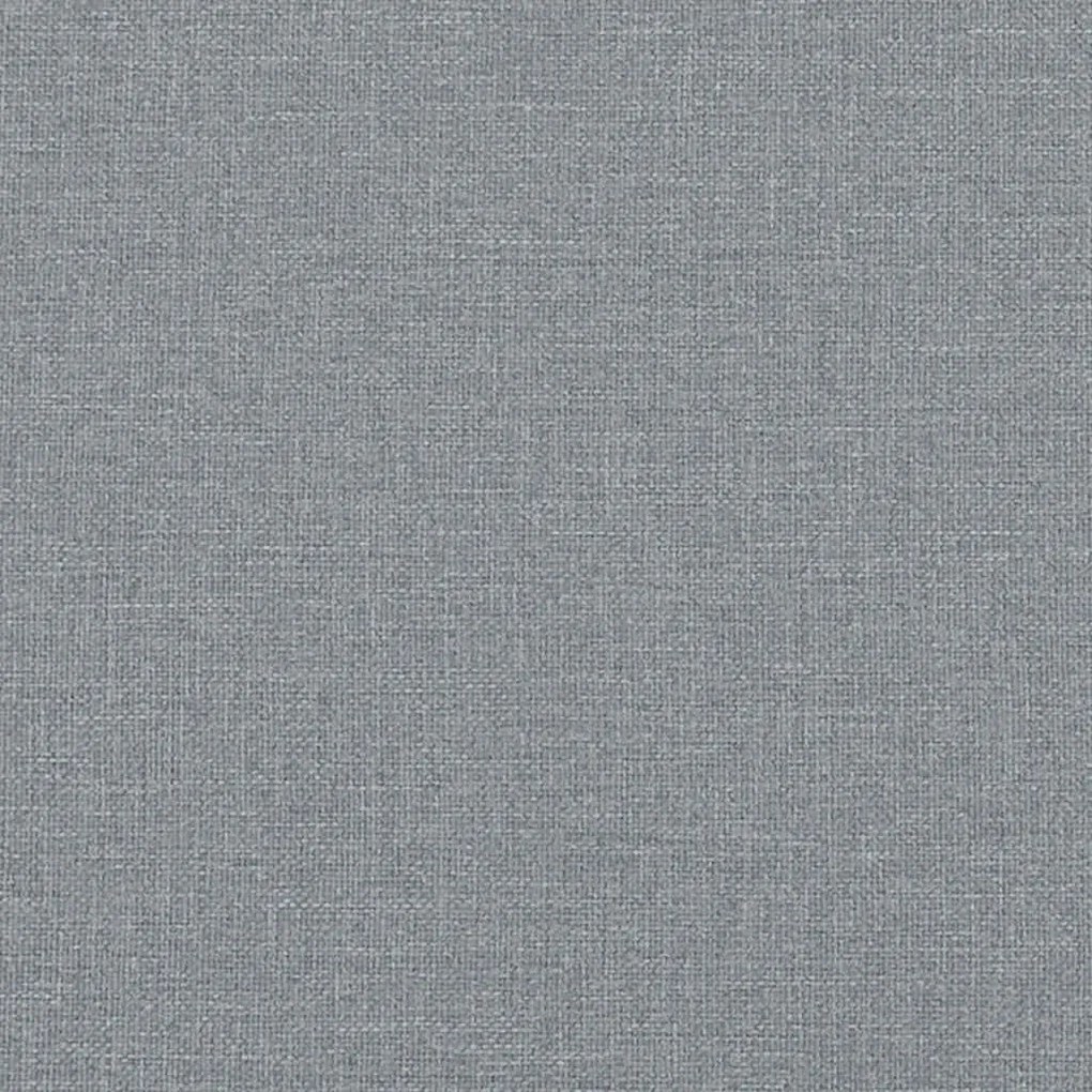 Sofá de 2 lugares em tecido 120 cm cinzento-claro