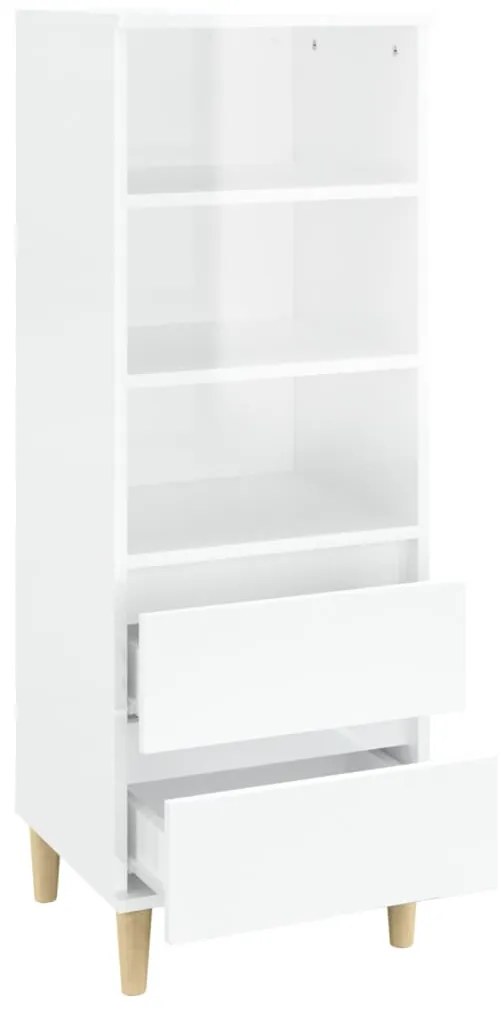 Aparador 40x36x110 cm derivados de madeira branco