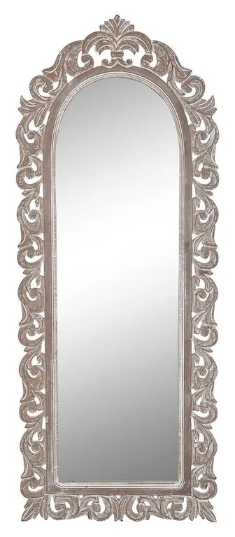 Espelho de Parede Dkd Home Decor Cristal Natural Madeira Mdf (60 X 2,5 X 152 cm)