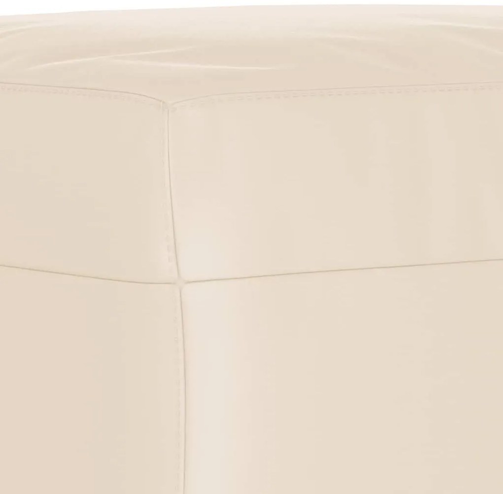 3 pcs conjunto sofás c/ almofadas tecido de microfibra bege