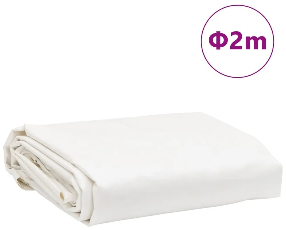 Lona Ø 2 m 650 g/m² branco