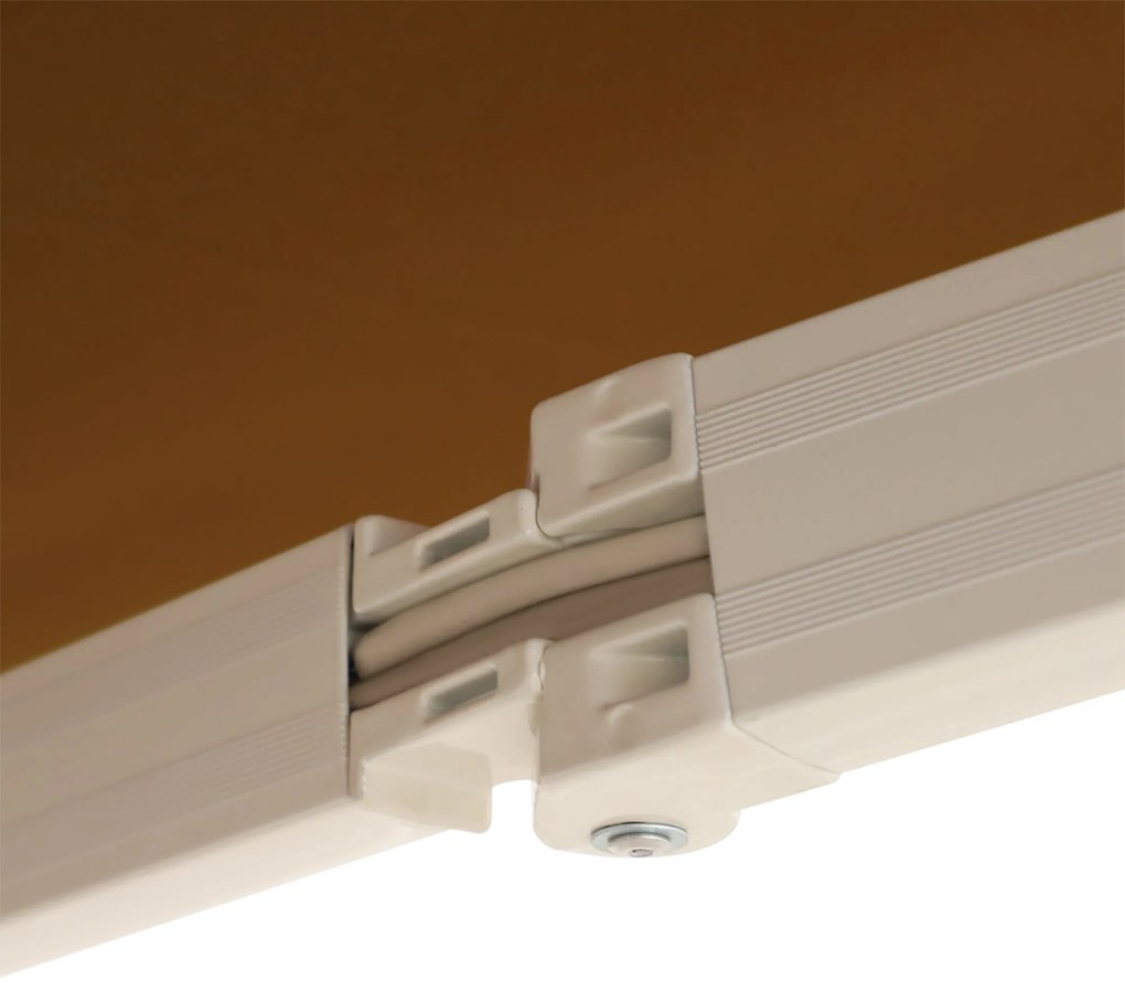 Toldo Manual Retrátil com Manivela 295x245cm Toldo Enrolável Alumínio