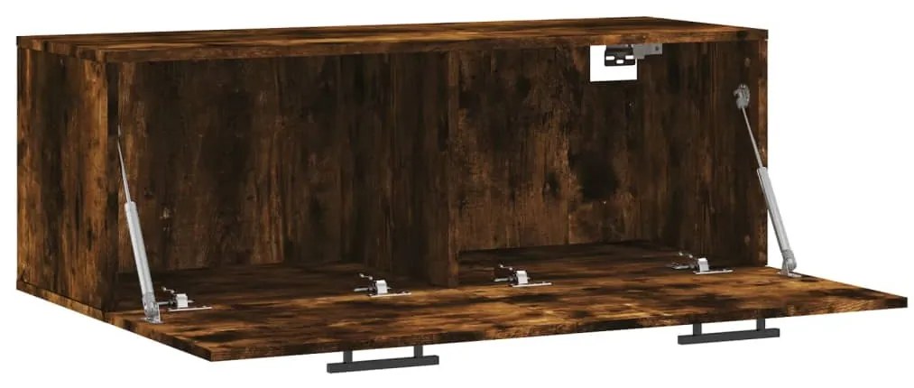 Armário parede 100x36,5x35 cm derivados madeira carvalho fumado