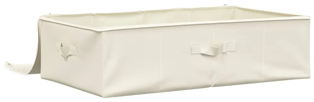 Caixas de arrumação 2 pcs tecido 70x40x18 cm cor creme