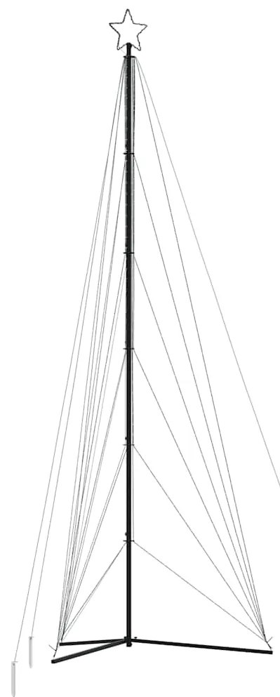 LED Árvore de Natal 861 LEDs Branco Frio 478 cm