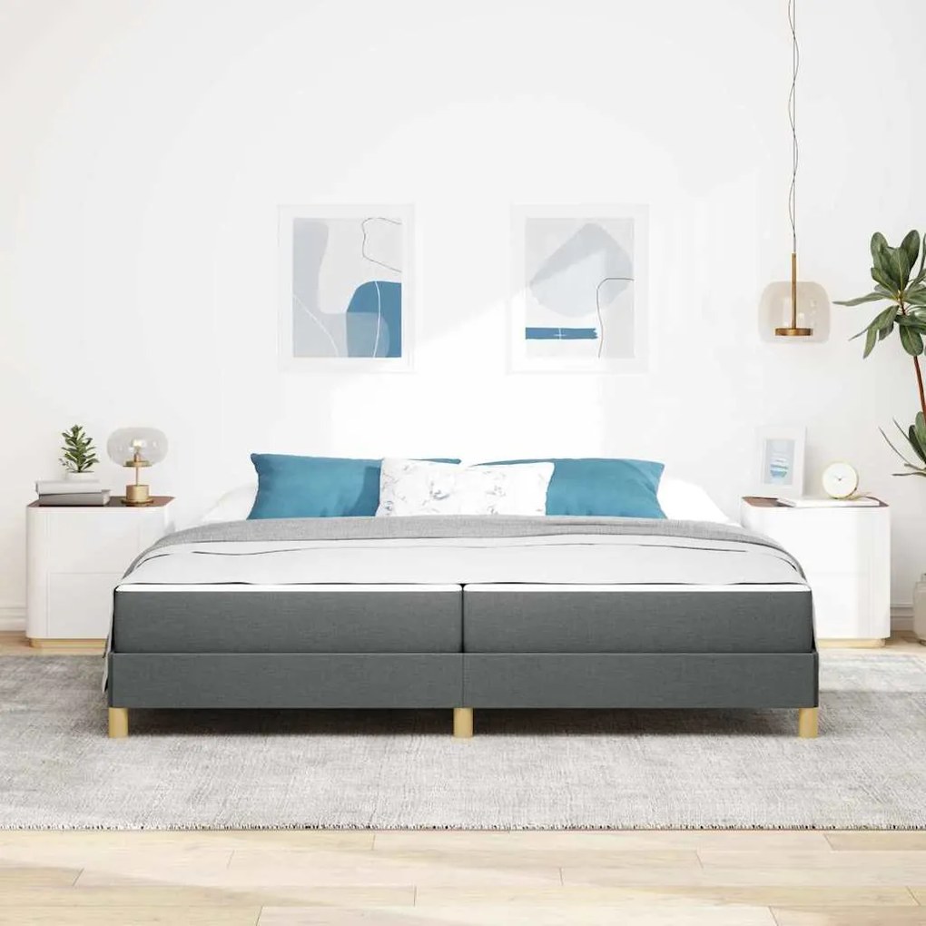 Cama Box Taupe, Marrom 200 x 200 cm