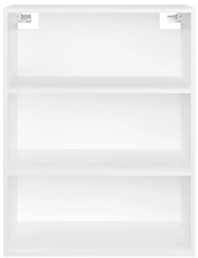 Armário de parede suspenso 69,5x32,5x90 cm branco
