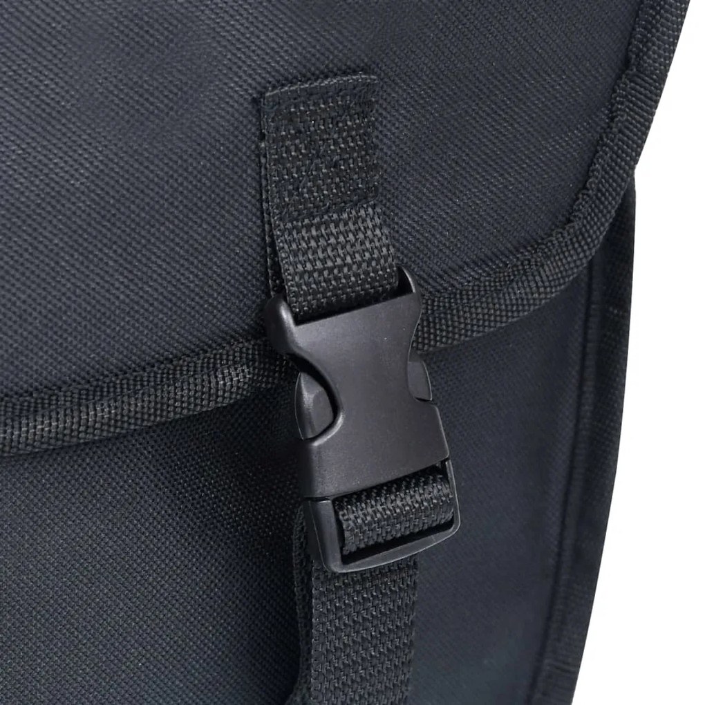 Alforge para bicicleta impermeável 21 L preto