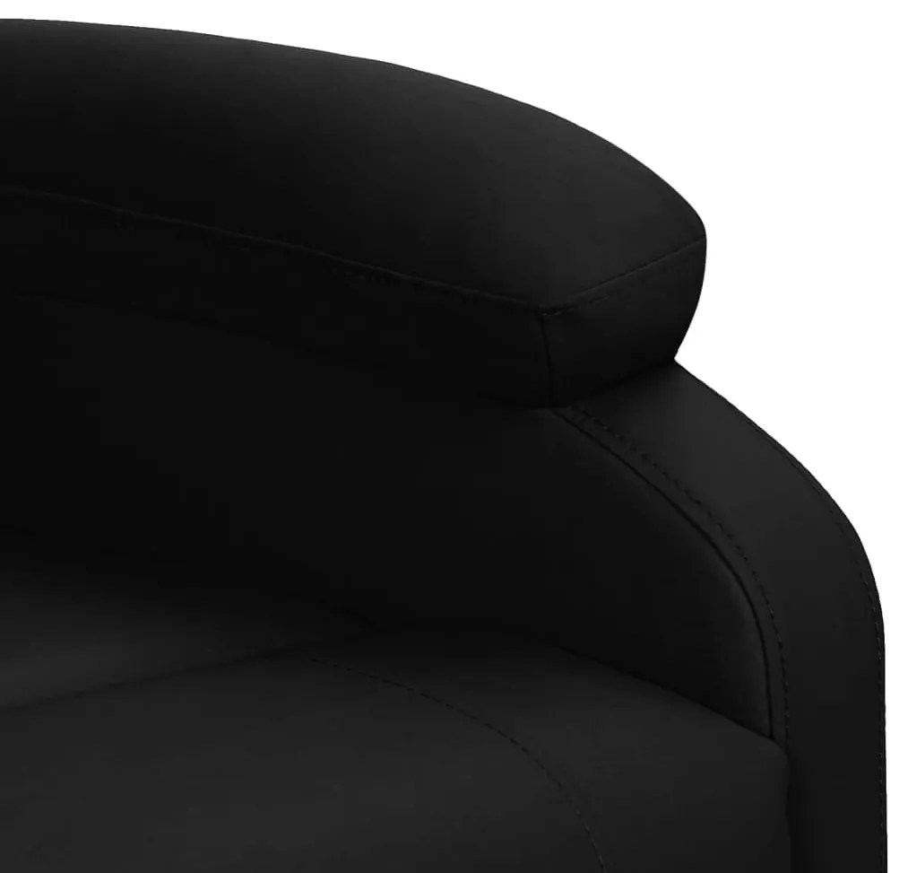 Poltrona elevatória couro artificial preto
