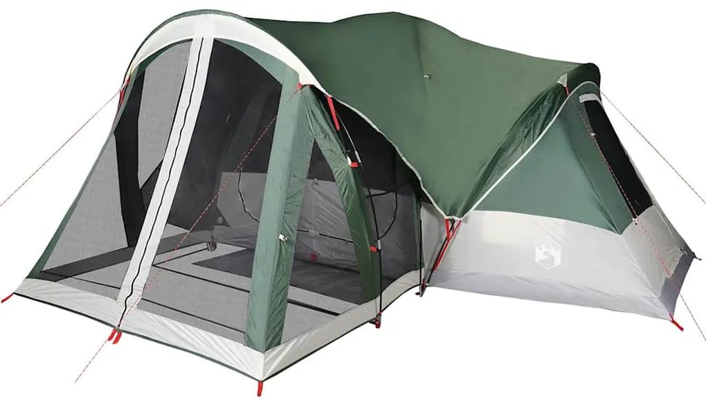 Tenda familiar tipi para 8 pessoas impermeável verde
