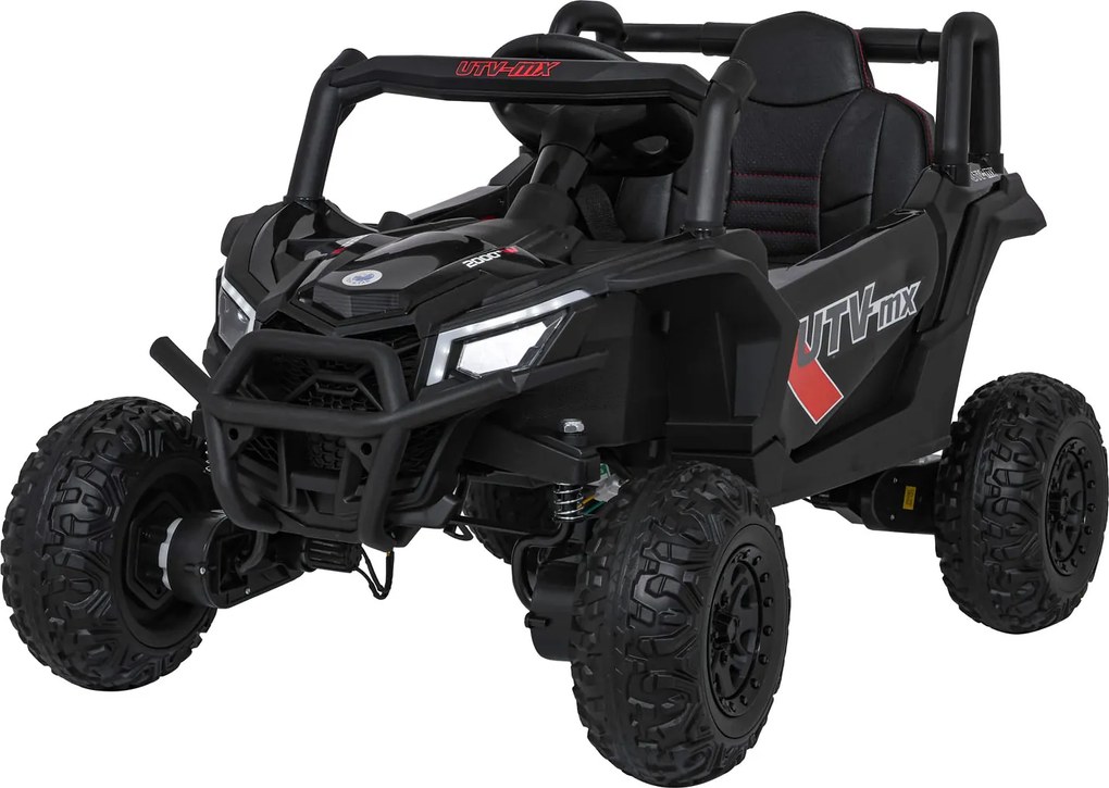 Buggy elétrico para Crianças 12V 4x4 Madman UTV-MX Rodas de espuma EVA Preto