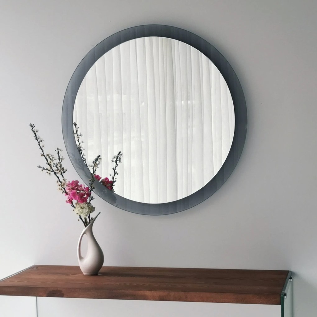 Espelho Aqua – Fumê – 65x65 cm