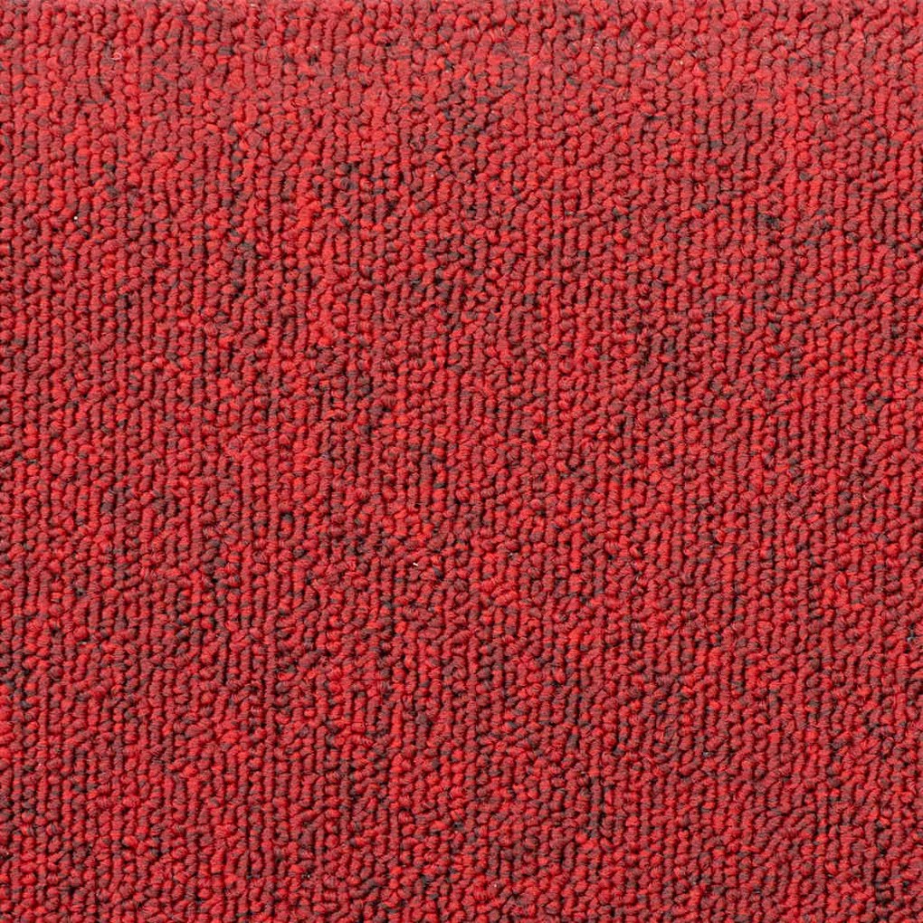 Tapetes de escada 30 pcs 65x24x4 cm vermelho bordô