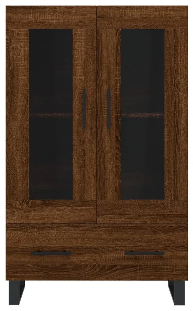 Armário alto derivados madeira 69,5x31x115 cm carvalho castanho
