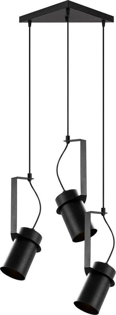 Candeeiro Chandelier Spot – Preto – 40 x 40 cm
