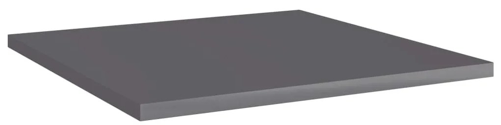 Prateleiras para estante 8 pcs derivados de madeira cinza