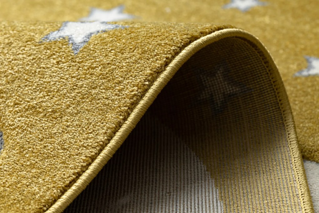 Tapete PETIT MOON estrelas, nuvens ouro
