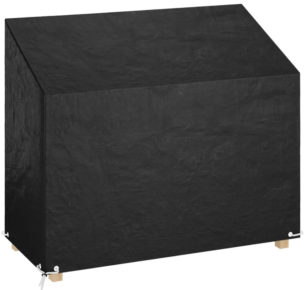 vidaXL Capa p/ banco de jardim 8 ilhós 160x70x70/88 cm polietileno