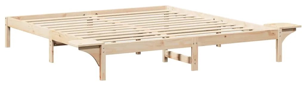 Estrutura de cama com mesas de cabeceira Castanho 180 x 200 cm