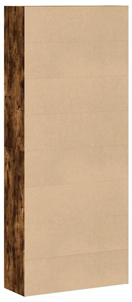 Estante 80x30x189 cm derivados de madeira carvalho fumado