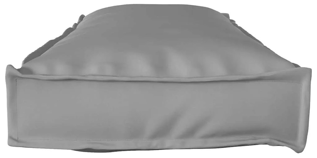 Almofada de Palete para Banco Cinza 120 x 40 x 8 cm em Tecido Oxford