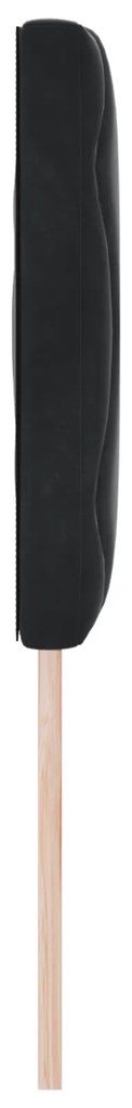 Cabeceira vidaXL Design de Blocos de Diamante Preto 140 cm Veludo