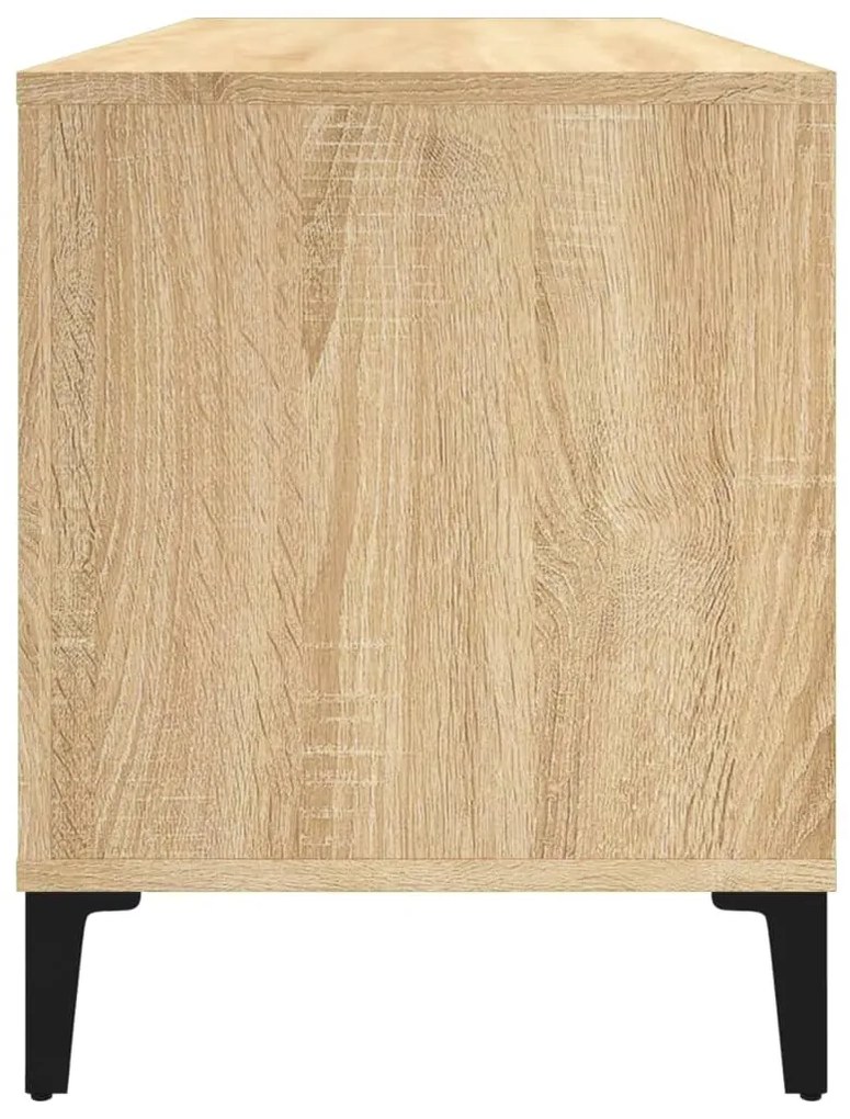 Armário p/ discos 100x38x48cm derivados madeira carvalho sonoma