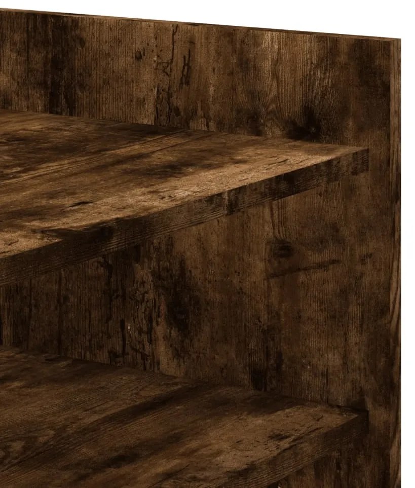 Mesa de centro 100x50x50cm derivados de madeira carvalho fumado