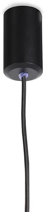 Candeeiro suspenso de design inteligente preto Incl. Fonte de luz WiFi GU10 - Tuba Small