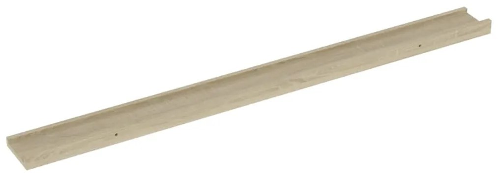 Prateleiras de parede 4 pcs 100x9x3 cm carvalho sonoma