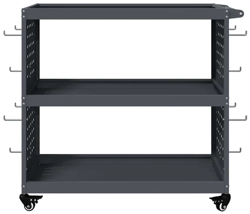 Carro de Ferramentas Antracite 75 x 35 x 73 cm Metal