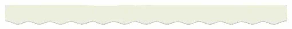 Valância de Toldo para Estrutura de 2,5 m Creme 2,3 x 0,2 m