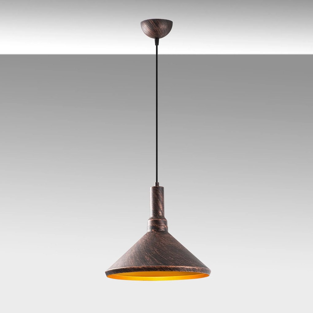 Candeeiro Chandelier Dodo – Cobre – 36 x 36 cm