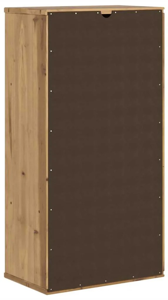 Armário lateral gaveta ODDA 40x24x79 cm pinho de madeira maciça