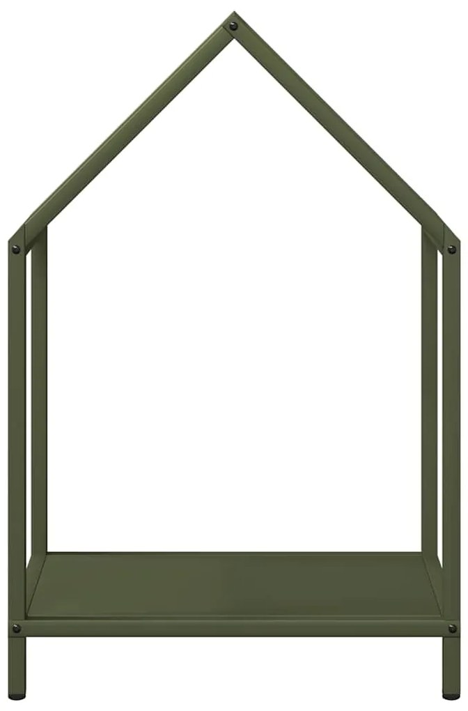 Suporte para lenha aço laminado a frio verde azeitona