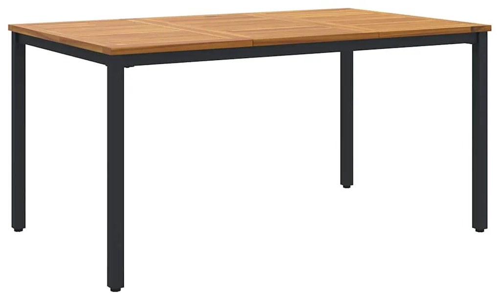 Conjunto de Jantar de Jardim vidaXL 7 Peças Cinza Poli Rattan Acácia