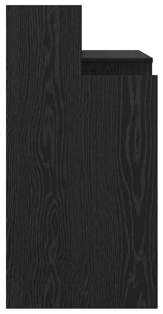 Mesa Carvalho preto 97 x 45 x 90 cm Madeira processada