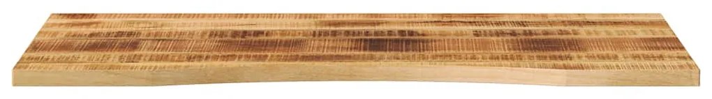 Tampo de mesa com curva 140x50x2,5 cm mangueira áspera maciça
