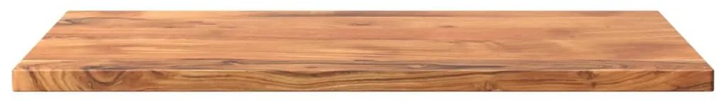 Tampo de mesa retangular 70x50x2,5 cm madeira de acácia maciça