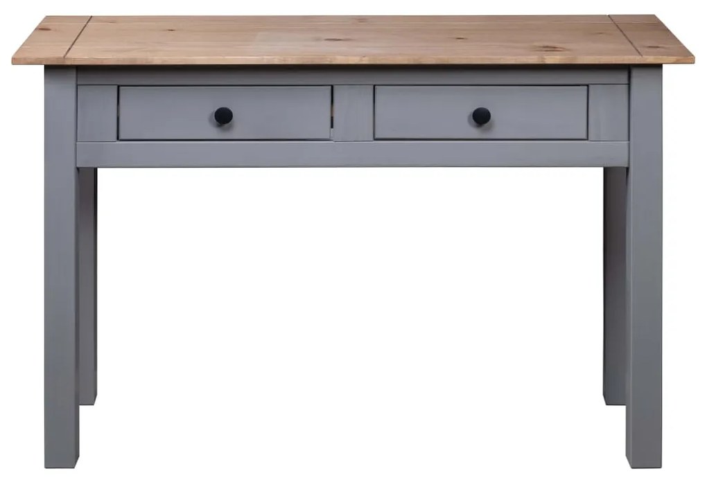 Mesa consola 110x40x72 cm pinho maciço Panama cinzento