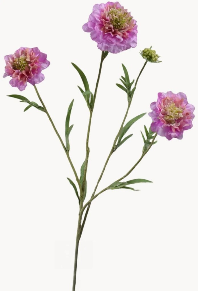 Ramos artificiais Scabiosa Real Touch, conjunto de 2