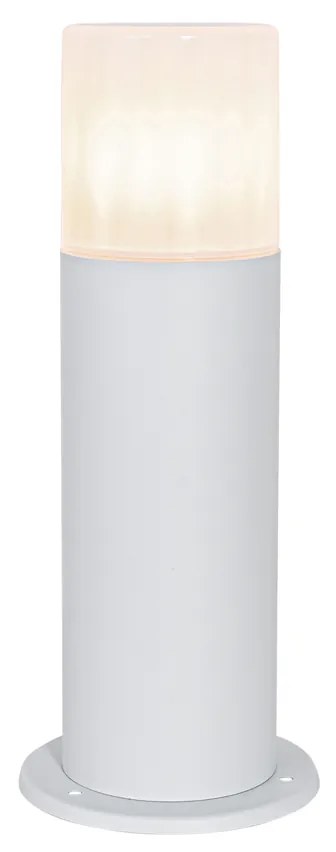 Candeeiro de pé para exterior branco abajur opala 30 cm IP44 - Odense