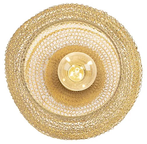 Candeeiro de teto oriental dourado - Nidum Bene Oriental